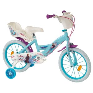 DEPORTICA Frozen 16" Iniciación al Ciclismo Bicicleta Infantil