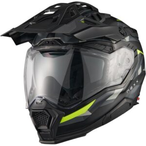 Nexx X.WED3 Trailmania Casco Adventure Negro/Amarillo Mate