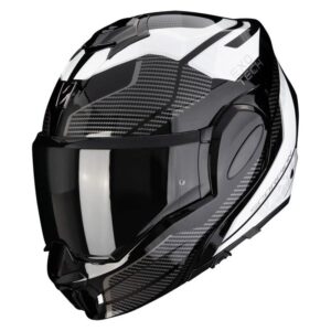 Scorpion EXO-Tech Evo Animo Casco Modular Negro Blanco