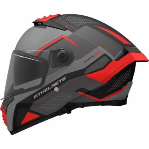 MT Thunder 4 SV Jerk Casco Integral de Moto Rosso Opaco